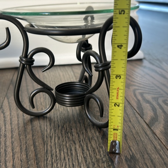 Partylite Antique Brass Aroma Melts Warmer & 10 Aroma Melts Raspberry & Vanilla - Picture 14 of 16